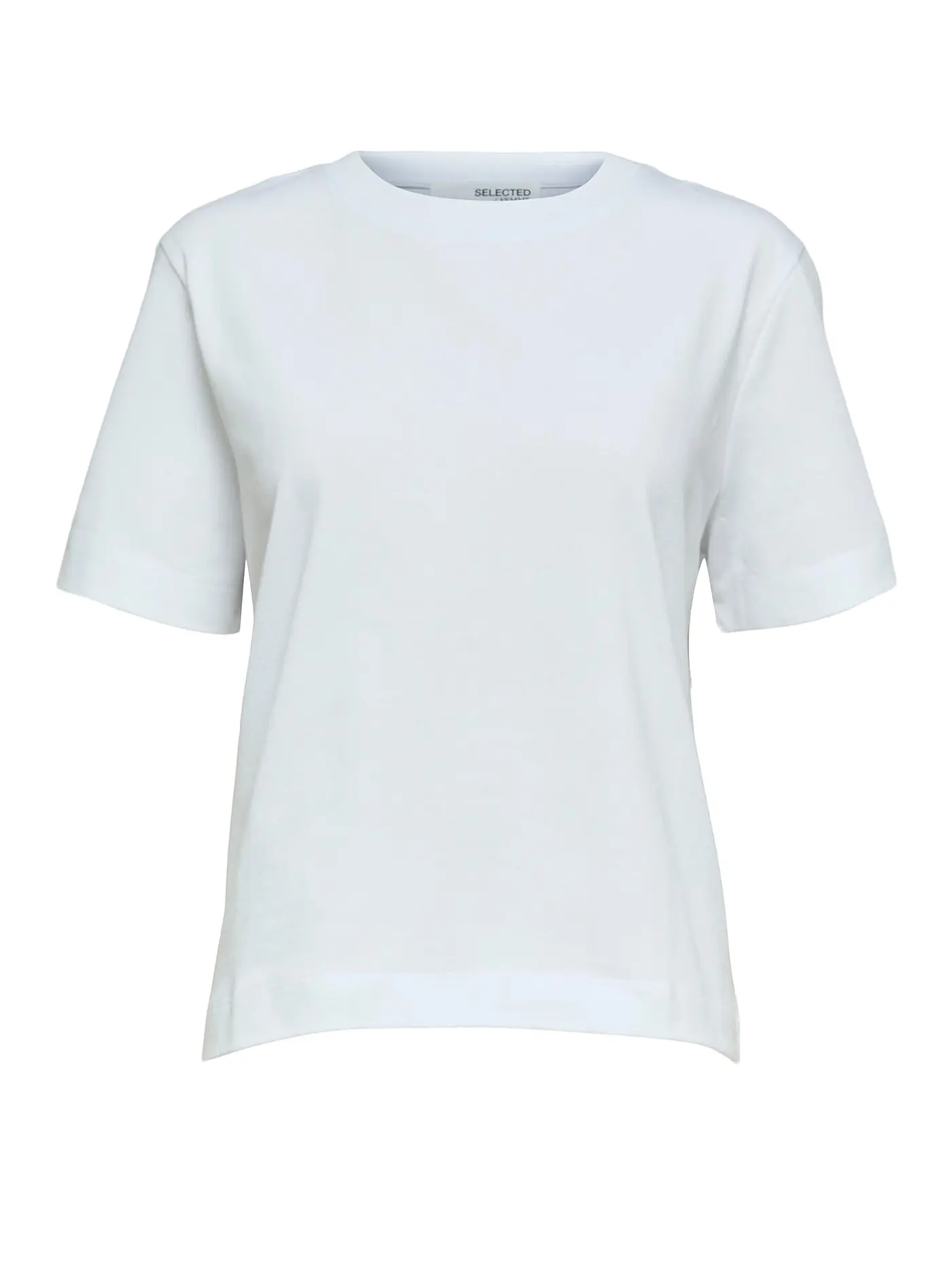 SELECTED FEMME | T-Shirt Boxy Fit SLFESSENTIAL | weiss